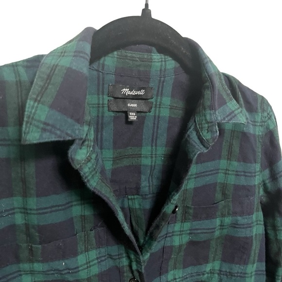 Madewell Classic Ex-Boyfriend Button Down Flannel Shirt - Picture 4 of 8